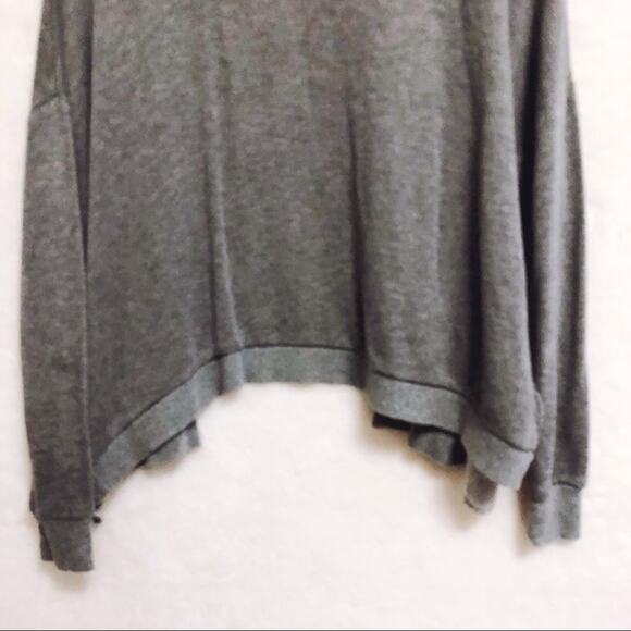 TRF Zara Gray Long Sleeve High Low Open Cardigan - Picture 4 of 8
